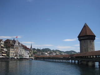Obraz premium Beautiful scenery of Switzerland - Lucerne -