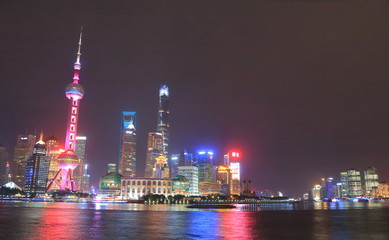 Shanghai Pudong skyscrapers cityscape China