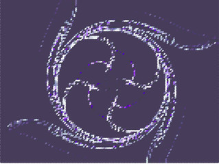 Abstract background. Spoted halftone effects. Vector clip art.