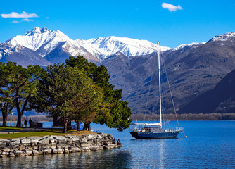 Fototapeta na wymiar Locarno, Lago Maggiore, Schweiz