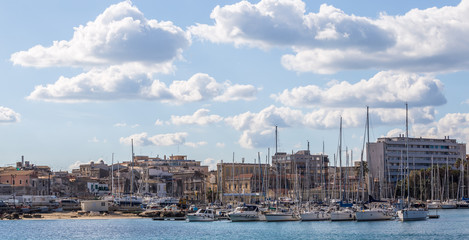 Obraz premium Marina in Syracuse, Sicily Italy