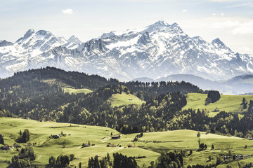 Landschaften am ostschweizer Alpenrand