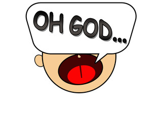 Oh god message