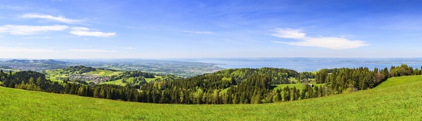 Landschaft am schweizer Ufer des Bodensees