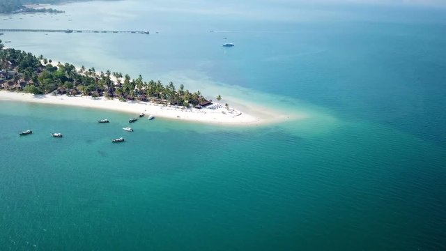 Aerial view of paradise Koh Mook, Thailand