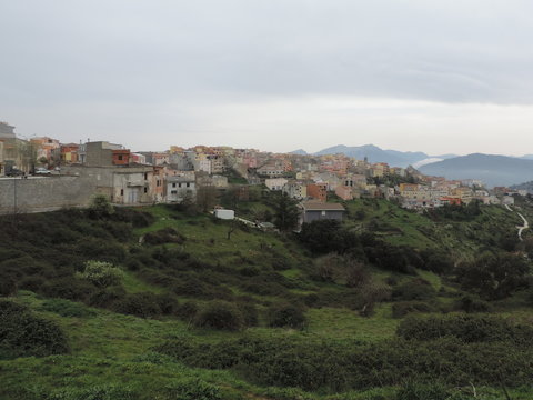 Panoramica di Bitti, Sardegna