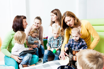 Fototapeta premium Musical education for preschoolers