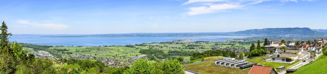 Panorama am östlichen Bodensee