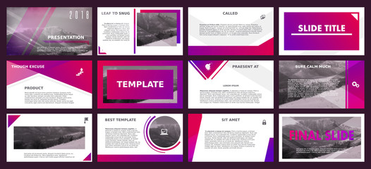 Backgrounds of digital technology. Trendy colored and blurred elements for presentation templates. Leaflet, Annual report, cover design. Banner, brochure, layout, design. Flyer. Vector illustration