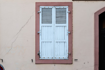 White Wooden Window in Sarreguemines, France