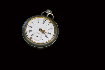 Still life of pocket watch