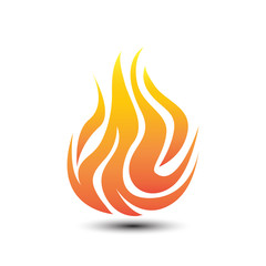 flame vector logo