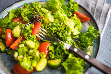 Organic food concept