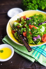 Organic food concept