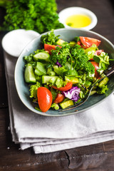 Organic food concept