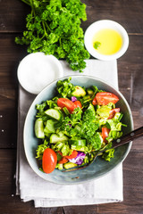 Organic food concept