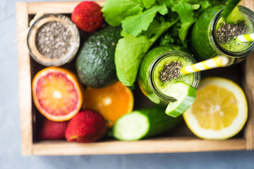 Organic food concept