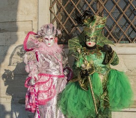 Fototapeta na wymiar Venice Carnival - The Masks