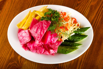Pickked vegetables