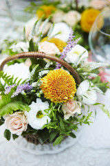 Create a flower basket