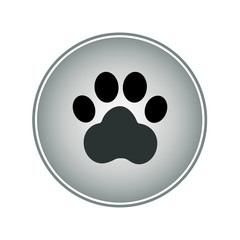 Dog paw sign icon7