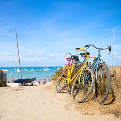 Fototapeta premium Plage sur les côtes Bretonnes