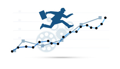 grafico economia, istogrammi, statistiche