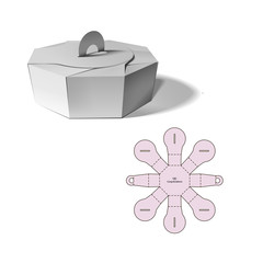 Retail Box with Die-cut Layout