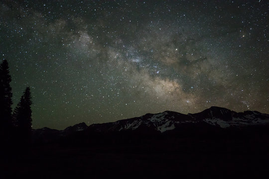 Milky Way Lights Up the Colorado Mountain Sky