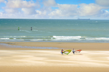 windsurfeurs en action © Image'in