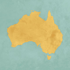 Carte texturée de l'Australie