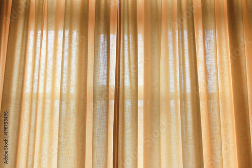 Curtains Drawn Of Light Soft Yellow Pastel Color Elegant Curtain Curtains Drawn Of Light Soft Yellow Pastel Color Elegant Curtain Cloth On Bedroom Or Living