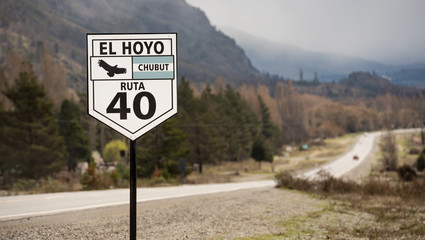 Route 40 sign