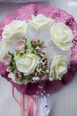 The elegant dinner table