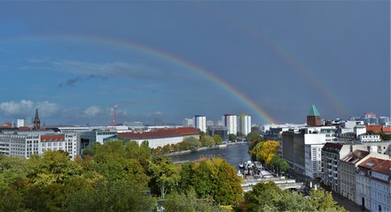 Doppelregenbogen - Berlin - Historischer Hafen