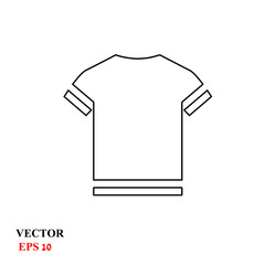 t-shirt icon. vector illustration