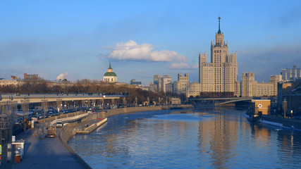 Fototapeta premium Floating bridge of 