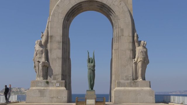 The War Memorial in Marseilles