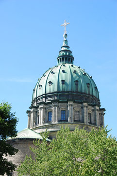 Dome Of Mary, Queen Of The World Cathedral In Montreal, Canada