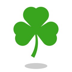 Shamrock icon isolated on white background