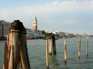 Wenecja, główne nabrzeże w przedwieczornym słońcu