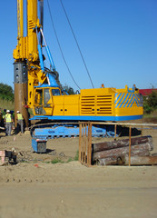 Drilling machinery working