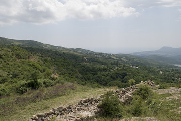 Fototapeta na wymiar Crimea. Mountain Demerdzhi