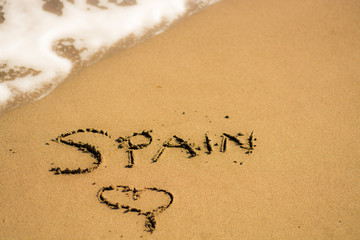 writing on the beach love