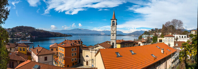 Laveno, Lago Maggiore, Italien