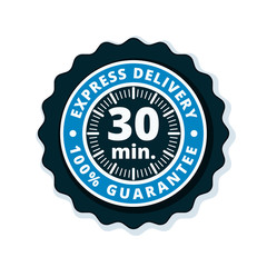 30 minutes Express Delivery illustration