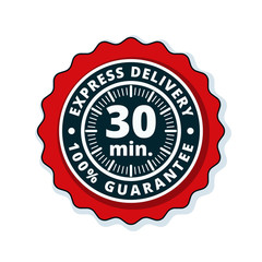 30 minutes Express Delivery illustration