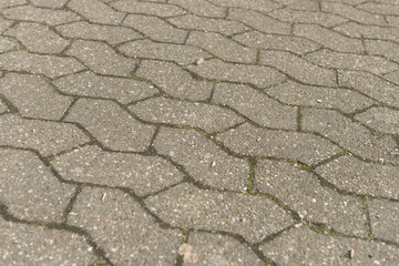 paving stone pattern, texture in gray