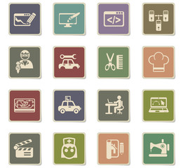 courses icon set