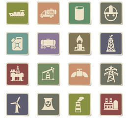 industry icon set
